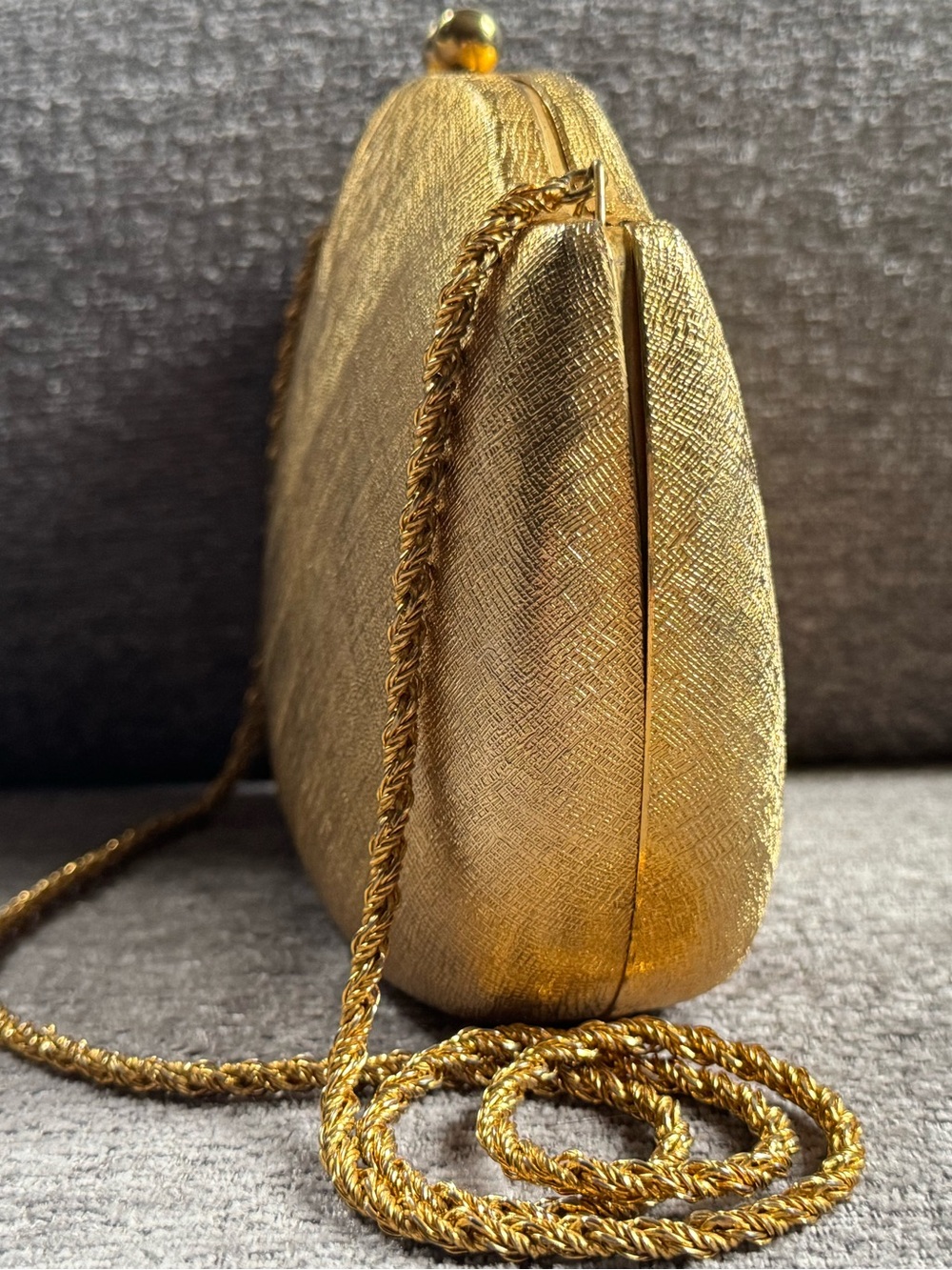 Magid Handmade in Italy Gold Evening Purse - Picture 8 of 8